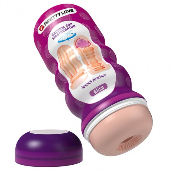 PRETTY LOVE - Alisa Vacuum Cup Masturbator With Red Sucker Ball PRETTY LOVE - Alisa Vacuum Cup Masturbator With Red Sucker Ball